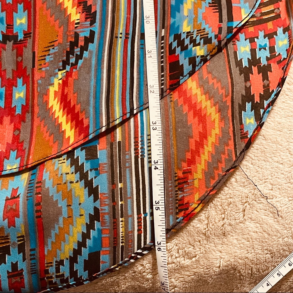 Sheer Aztec Print Top - Picture 6 of 10